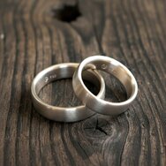 Einfache Trauringe Unikat handgemacht Friesenheim
